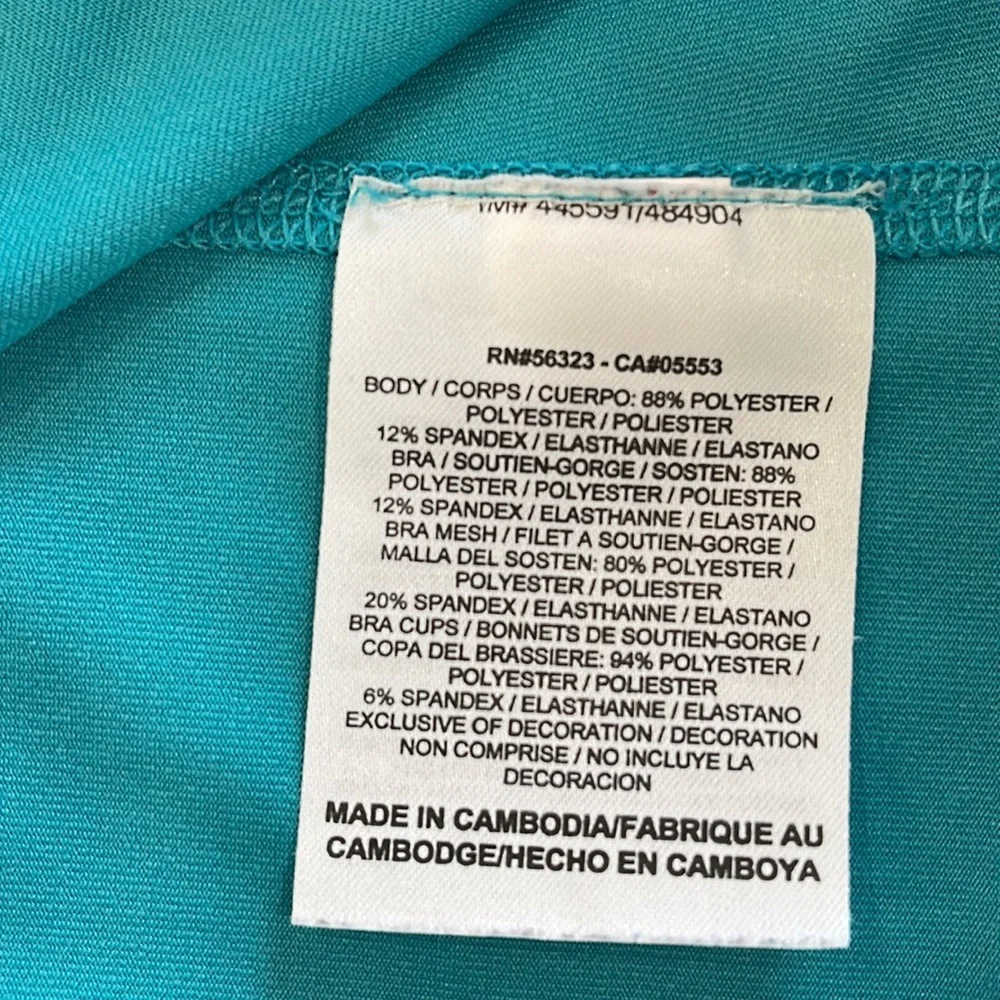 Nike Dri-Fit Racerback Turquoise Tennis Tank-Small Matching Skirts Sold Separate - Picture 8 of 8